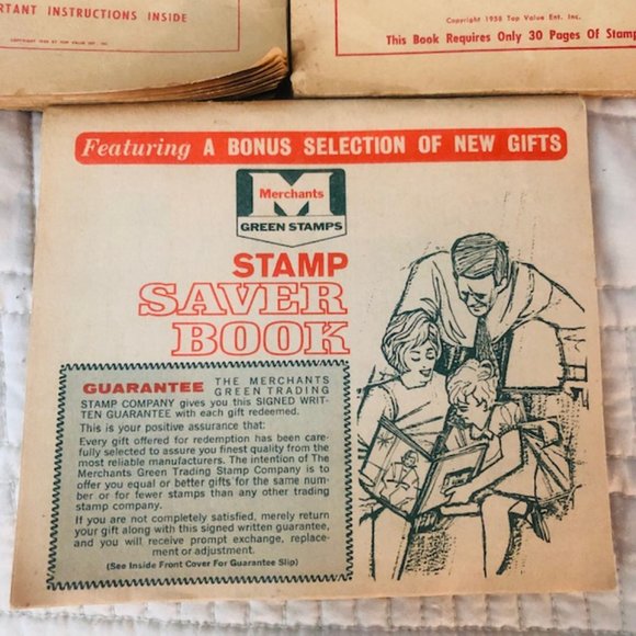 Vintage Collectible Ephemera - Stamp Books for Goods - '50s, '60s - Green Stamps - Picture 2 of 14